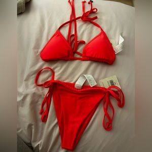 Fabletics Triangle Bikini Swim Top & Hi Cut Bikini Swim Bottom